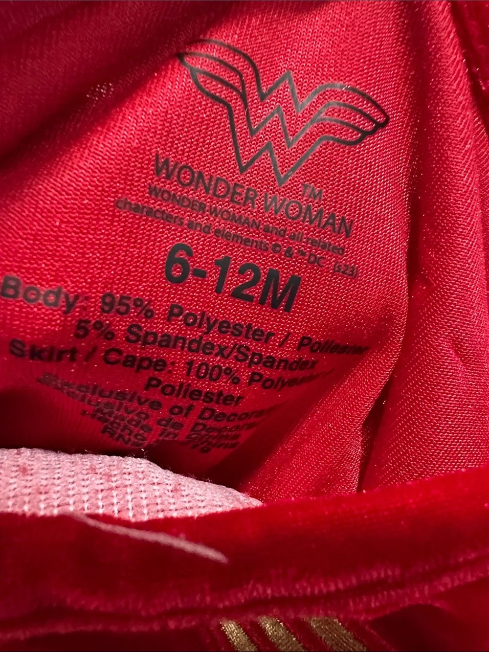 🪎 Wonder Woman Infant Halloween Costume
